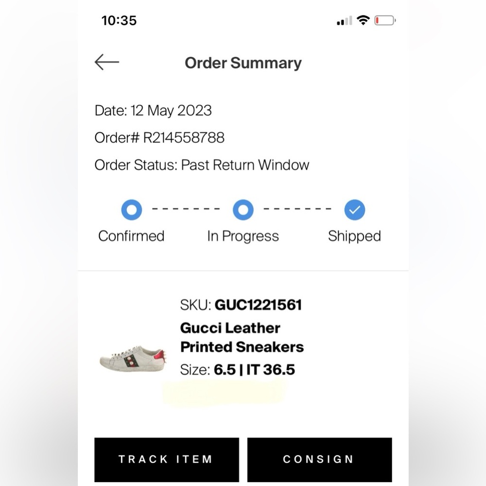 Authentic Gucci shoes